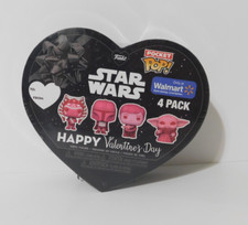 STAR WARS FUNKO Bolsillo Pop Día de San Valentín CAJA 4PK Exclusivo Walmart NUEVO 2024