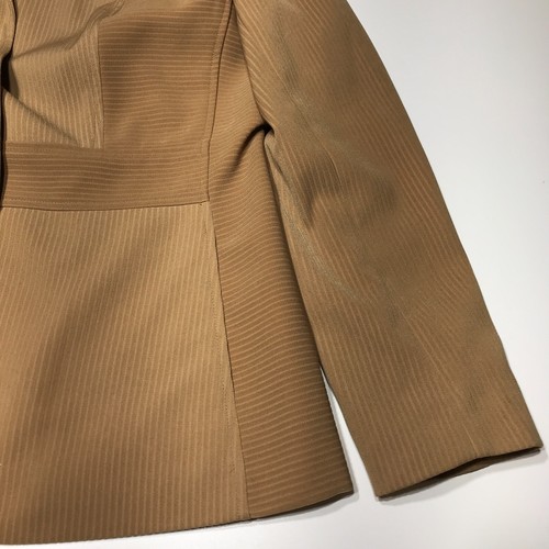 Bob Mackie Suit Set Womens Size 8P Camel Tan Brown 2 Piece Blazer Jacket & Pants - Picture 7 of 23