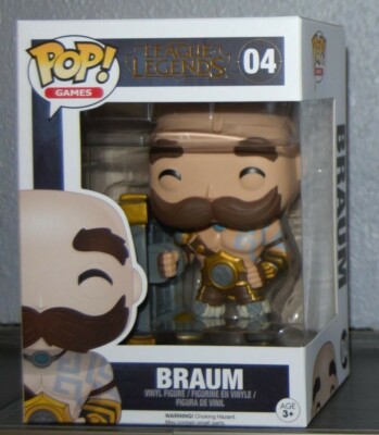 Funko Pop! Games: League Of Legends - Braum #04 *Vaulted/Retired* | eBay