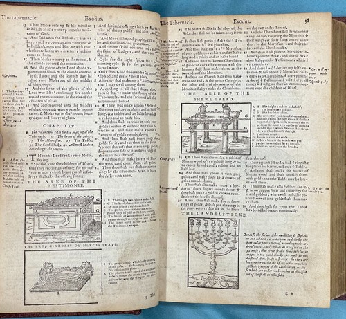 1569 Seltene zweite Viertel Genfer Bibel - gedruckt in Genf doppelseitige Karten - Bild 10 von 23