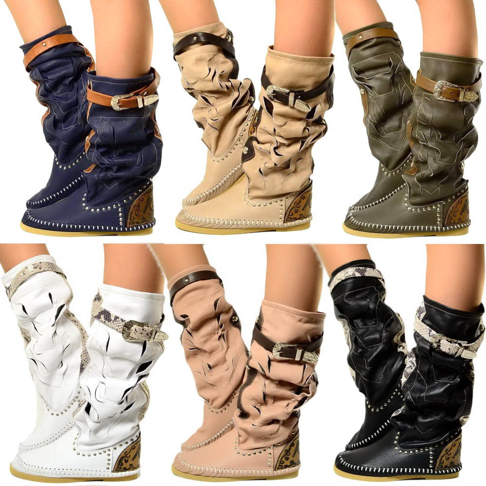 Indios señora botas Ibiza botas made in italy cuero genuino KikkiLine romy Indios señora señora señora botas Ibiza botas made in italy cuero genuino KikkiLine romy calidad de primera clase