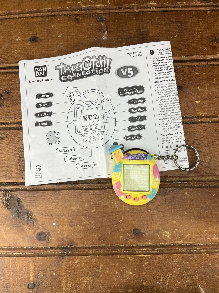Tamagotchi V5 Family Cotton Candy Connection Authentic Vintage