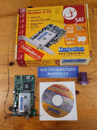 Carte PCI TV Radio Numérique Technisat Skystar 2 TV PCI Réception satellite - Photo 2/7