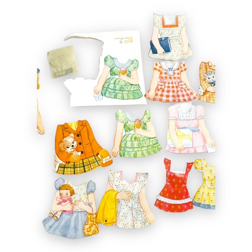 Vintage Original Magic Mary Magnetic Paper Doll 4132 Milton Bradley 13 Outfits - Picture 6 of 11