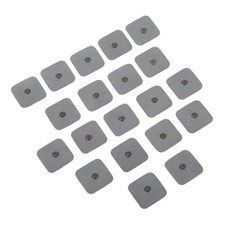20Pcs White Snap on Electrode Pads for Tens Acupuncture Therapy Units Massager