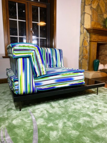 Base de madera de teca para sofá Roche Bobois Mah Jong sofá cama conjunto seccional - Imagen 19 de 21