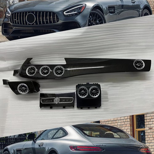 For 2011-2017 Benz CLS W218 Dashboard decoration round air outlet modification - Picture 2 of 12