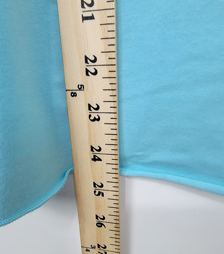 Susan Graver Style Women's Light Blue Short Sleeve Shirt Detailed Neck Size 3X - Picture 6 of 8