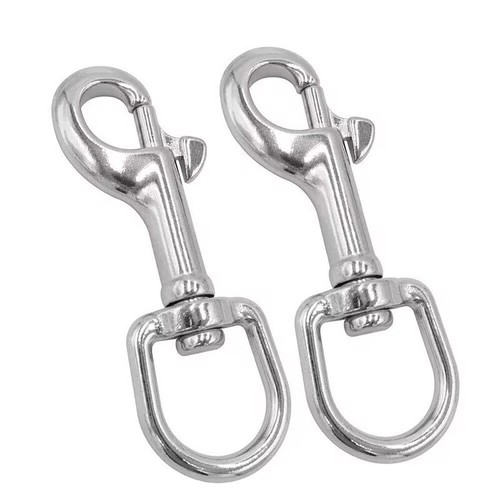 2 pc Swivel Eye Bolt 316 Stainless Steel Buckle Survival Tool Hook Camping 100mm - Bild 4 von 4