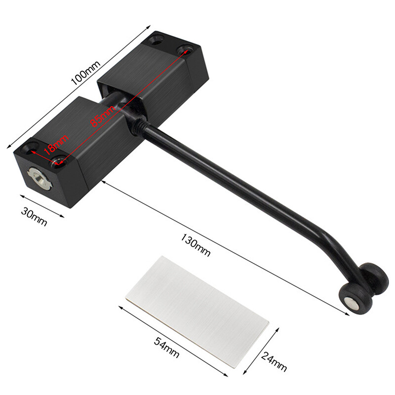 Stainless Steel Automatic Spring Door Closer Door Closing Device Can Adjust - Picture 10 of 14