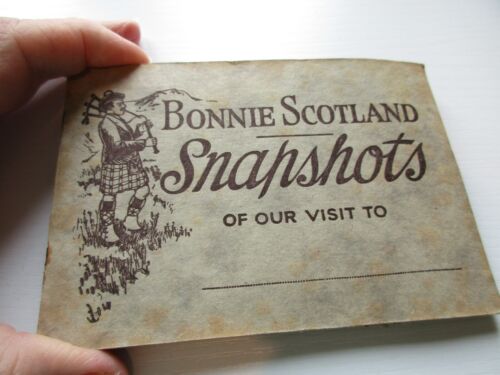 ÁLBUM DE FOTOS ANTIGUO DE COLECCIÓN BONNIE SCOTLAND EN BLANCO Y NEGRO - Imagen 2 de 24