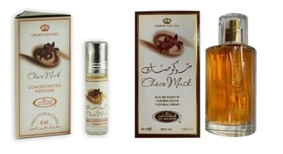 Chocolate Choco Musk Al Rehab Crown Perfumes 50ml Spray + 6ml Perfume Oil