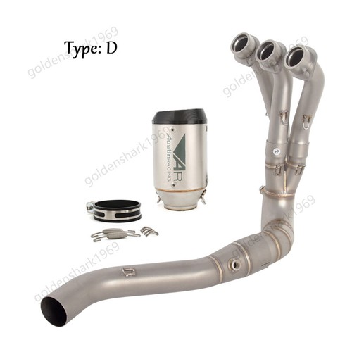 MT-09 2024 2025 for Yamaha Tracer 9 XSR900 Full Exhaust System Header Muffler - Picture 7 of 11