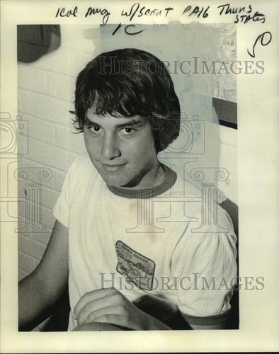 1973 Press Photo Israel Shapira spends summer with Boy and Girl Scouts