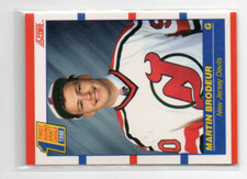 1990-91 Score ROOKIE #439 Martin Brodeur NEW JERSEY DEVILS First Round Draft RC