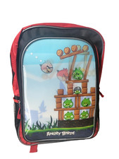 NEW WITH TAGS 3D ANGRY BIRD 12" X 17" PLUSH KIDS BACKPACK ROVIO ENT.