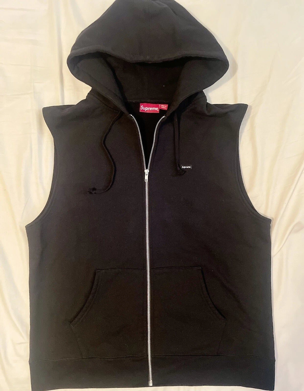Sweat à capuche sans manches Supreme NYC 