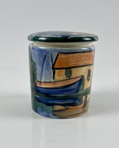 Handgegossene und duftende Sojawachskerze im Vintage Made in Sussex Behälter - Bild 1 von 8