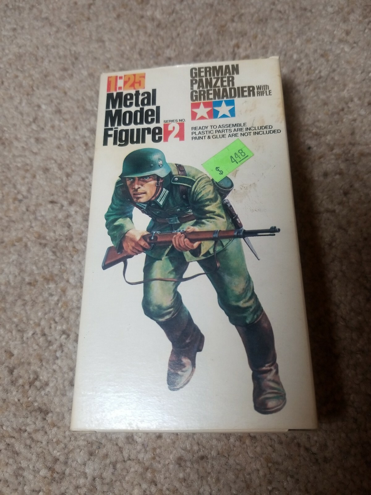 1/25 Tamiya WW2 German Artillary Officer Metal Model Figure Kit Sealed