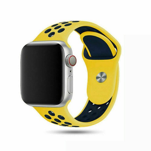 Sport Band Silicone iWatch Strap For Apple Watch Series 10 9 8 7 6 5 4 3 2 1 - Picture 13 of 24