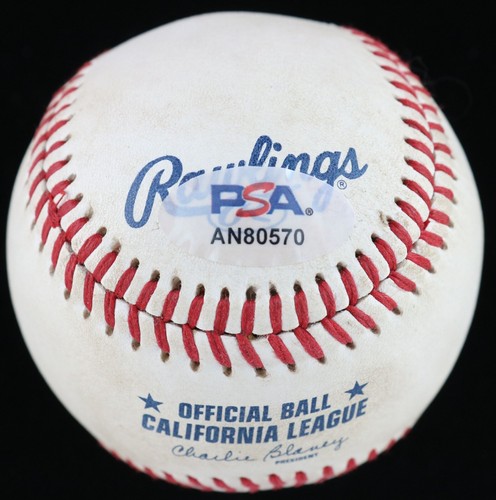 George Springer Pre Rookie Signed Baseball PSA AN80570 Houston Astros/Blue Jays - Picture 2 of 5