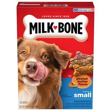 Milk-Bone Peanut Butter Flavor Naturally & Artificially Flavored Dog Biscuits