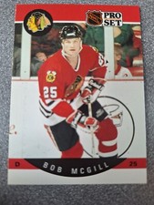 1990-91 Pro Set  #55 Bob McGill y516