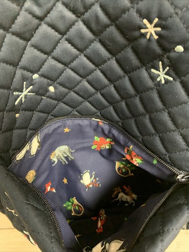 Vera Bradley Santa Turtle Small Backpack Bag NWT Christmas New With Tags - Picture 4 of 9