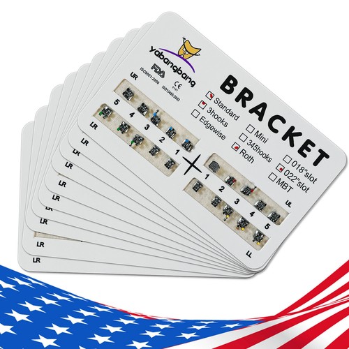 Dental Orthodontic Brackets Metal Braces Standard Roth 022 Hooks 3-4-5/3 /wire - Picture 22 of 31