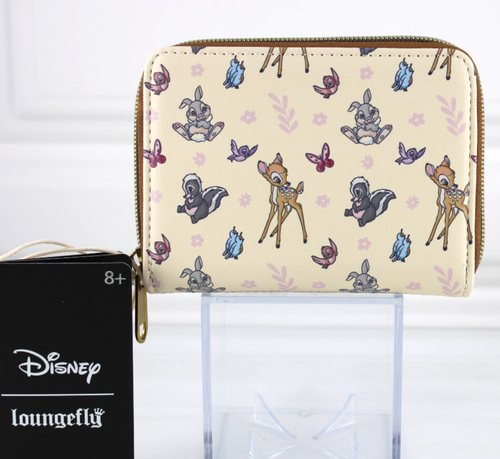 Loungefly Disney Bambi And Friends Mini Reißverschluss Geldbörse Kunstleder Neu 2024 - Bild 8 von 13