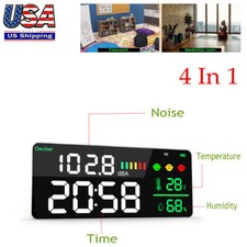 Digital Decibel Sound Meter 30-130dB Wall Mounted Neighbors Noise Monitor Tester