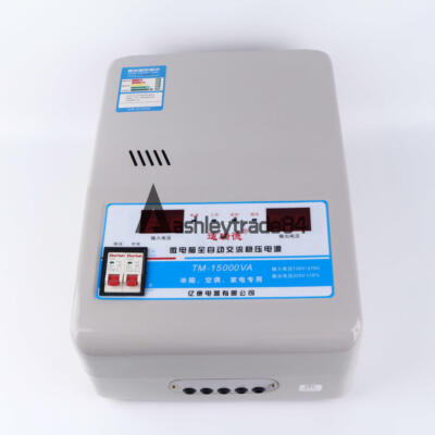 Automatic 15KW Voltage Stabilizer AC Regulator Power Supply 130-270V to 220V
