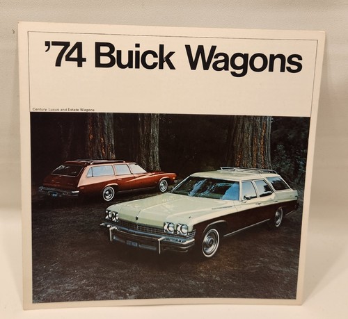 BUICK WAGONS Car Sales Brochure 1974