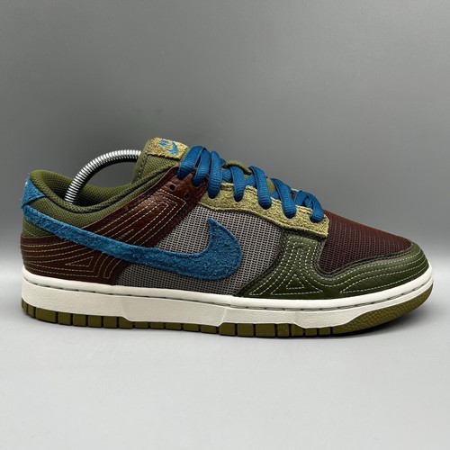 Nike Dunk Low NH Cacao Wow Verde Áspero DR0159-200 Hombres Reino Unido 8.5 Og Box Entrenadores - Imagen 2 de 10