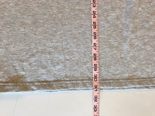 Vintage Alleson Athletic T Shirt Men 2XL Light Gray Henley Button Neck New - Picture 6 of 6