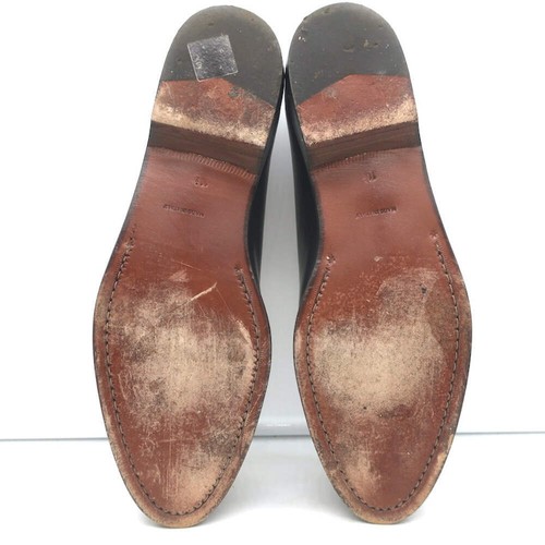 Paul Stuart Tassel Loafers Black Leather Size 11.5 - Picture 15 of 16