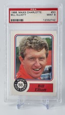 1988 Maxx Charlotte #50 Bill Elliott PSA 9 Mint Low Pop Nascar Rookie Card RC