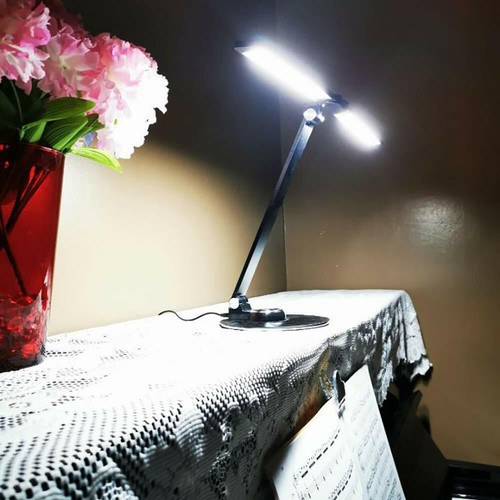 NULED Piano Desk Lamp Dimmable LED (Bright Cold White, Warm White or Dim White) - Picture 27 of 27