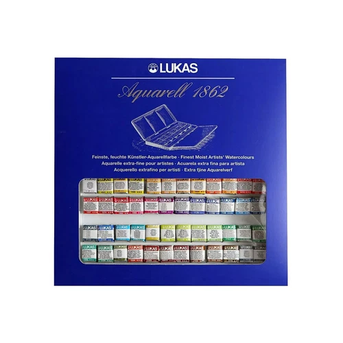 LUKAS WATERCOLORS 1862 48 MEDIUM BUCKETS SET