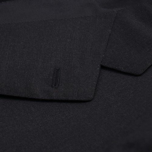 Cesare Attolini Slim-Fit Solid Charcoal Gray Wool Suit 50R (Eu 60) Handmade - Picture 2 of 11