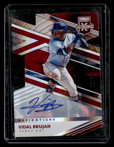 2020 Panini Elite Extra Edition #152 Vidal Brujan Aspirations Die Cut Auto #/41