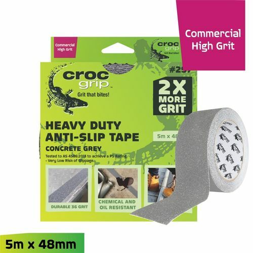 Croc Grip 5m x 48mm Grey Heavy Duty Anti-Slip Tape - in stock - Picture 3 of 8