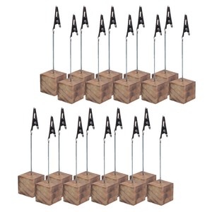 20x-Wood-Base-Wedding-Table-Numbers-Clip-Holder-Place-Name-Card-Memo-Stand