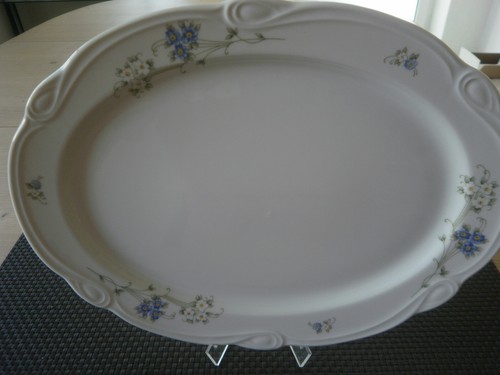 Platte oval 31 cm Desiree 28614 Blümchen Dekor Seltmann Weiden Porzellan Neu - Bild 3 von 3