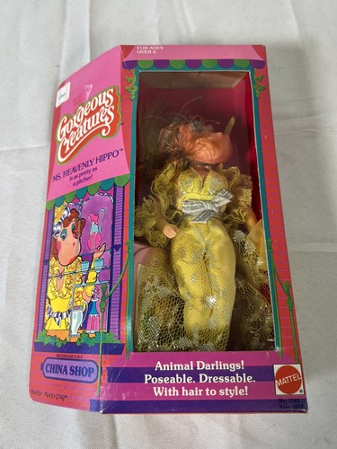 Vintage 1979 Mattel Gorgeous Creatures Ms. Heavenly Hippo Doll NIB NEW #1742 - Picture 1 of 5