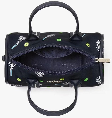 Kate Spade Rosie Racquet & Ball Small Duffle Crossbody KF536 Tennis Blazer Blue - Picture 3 of 5