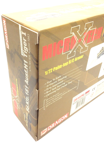 Dragon Micro X Tech 1/72 R/C Armor TIGER I Sd.Kfz.181 Ausf.H1 27MHz AUTUMN 1943 - Picture 4 of 6