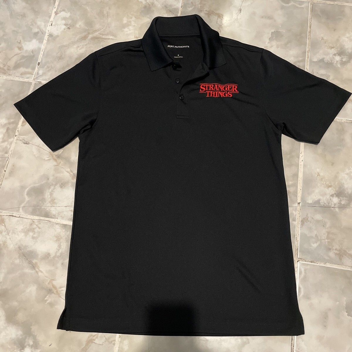 Netflix Stranger Things Cast & Crew Polo RARE Size Small | eBay