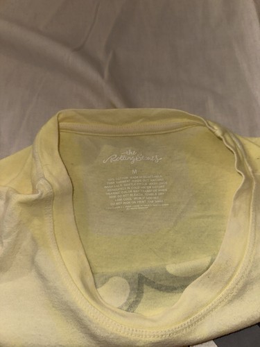 Rolling Stones gelbes Gepardenzunge Shirt Größe Medium lizenziert - Bild 3 von 5