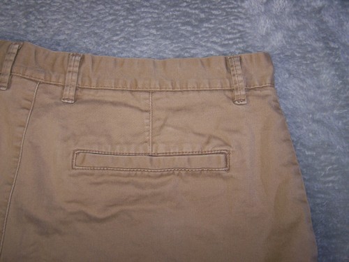 Merona Shorts Women's 32X7 Tan Mom Walking Longer Length 4 Pocket Khaki  - Picture 9 of 11